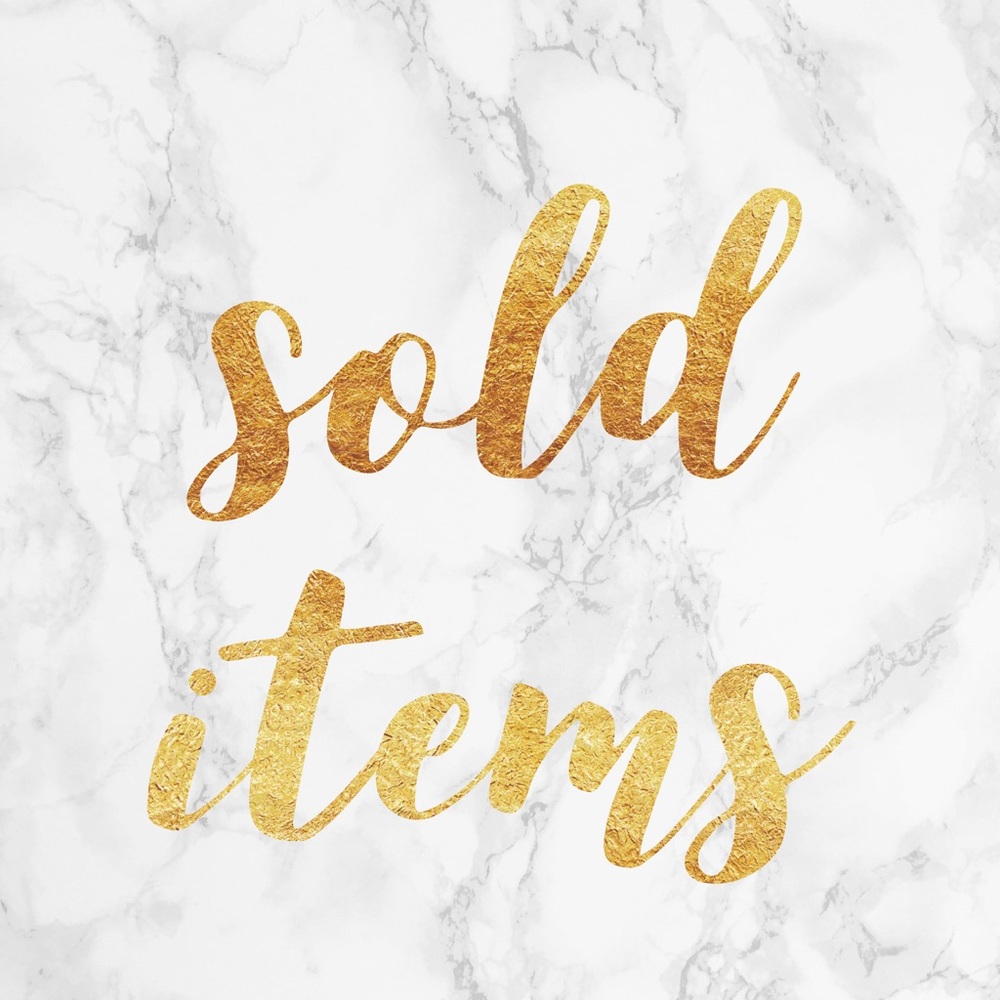 SOLD ITEMS